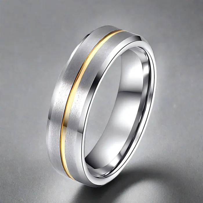 Tungsten Couple Rings Winn Earrings