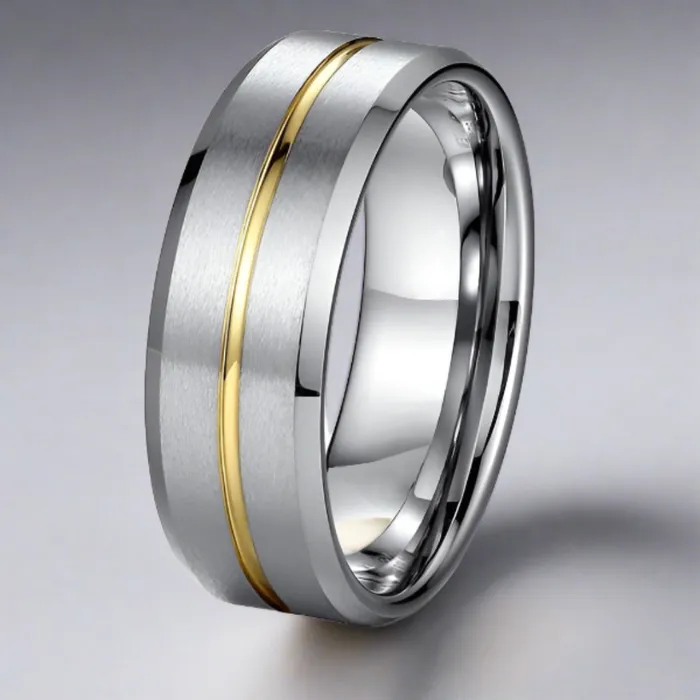 Tungsten Couple Rings Winn Earrings