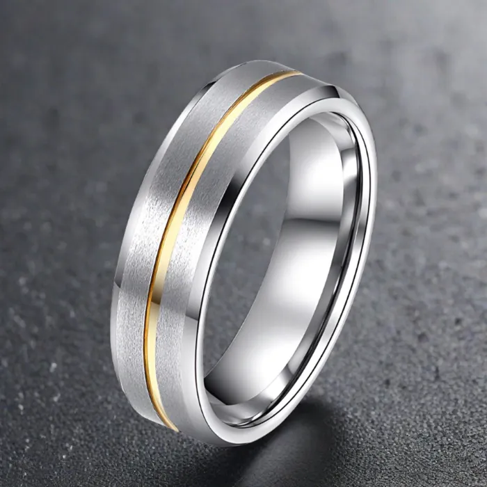 Tungsten Couple Rings Winn Earrings