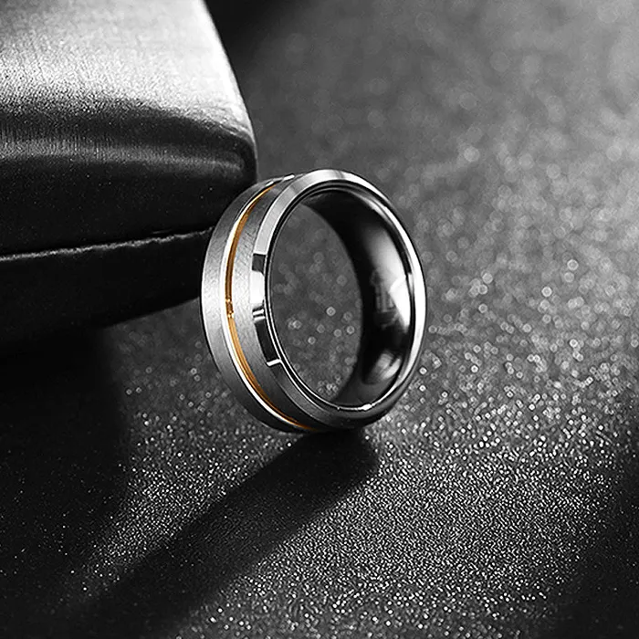 Tungsten Couple Rings Winn Earrings