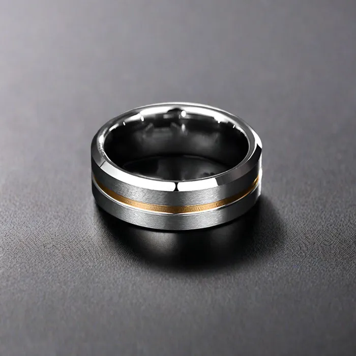 Tungsten Couple Rings Winn Earrings