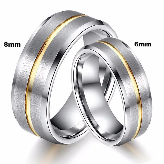 Tungsten Couple Rings Winn Earrings