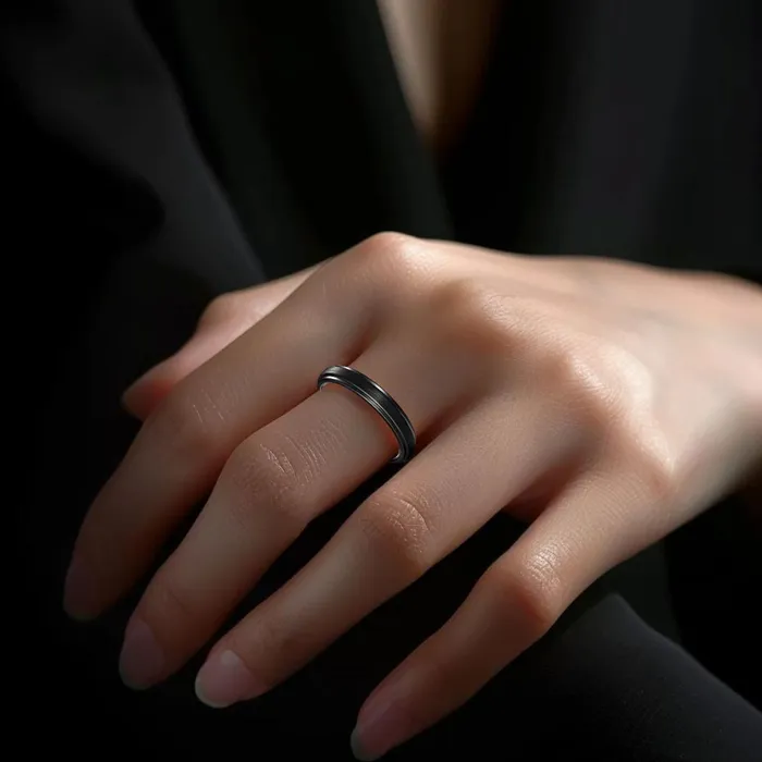 Tungsten Earrings Carbonight