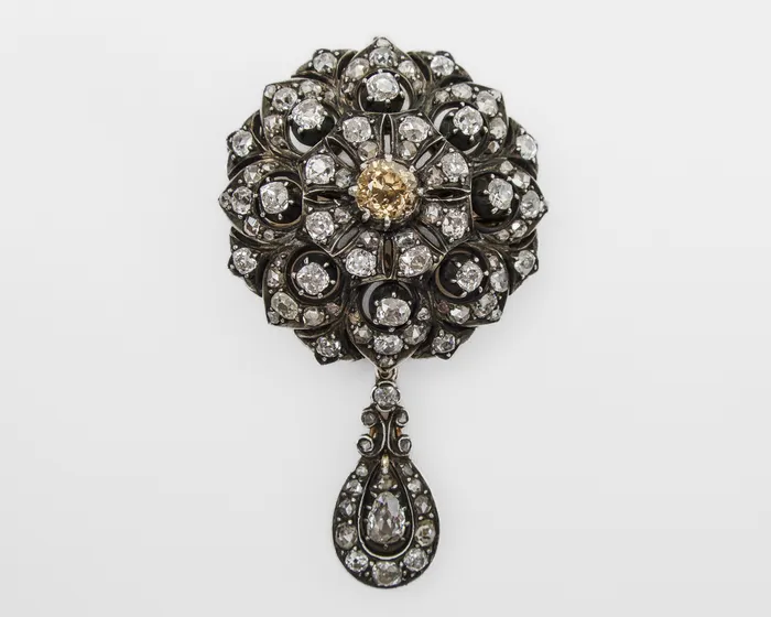Victorian Diamond BroochPendant Isadoras LD Necklaces