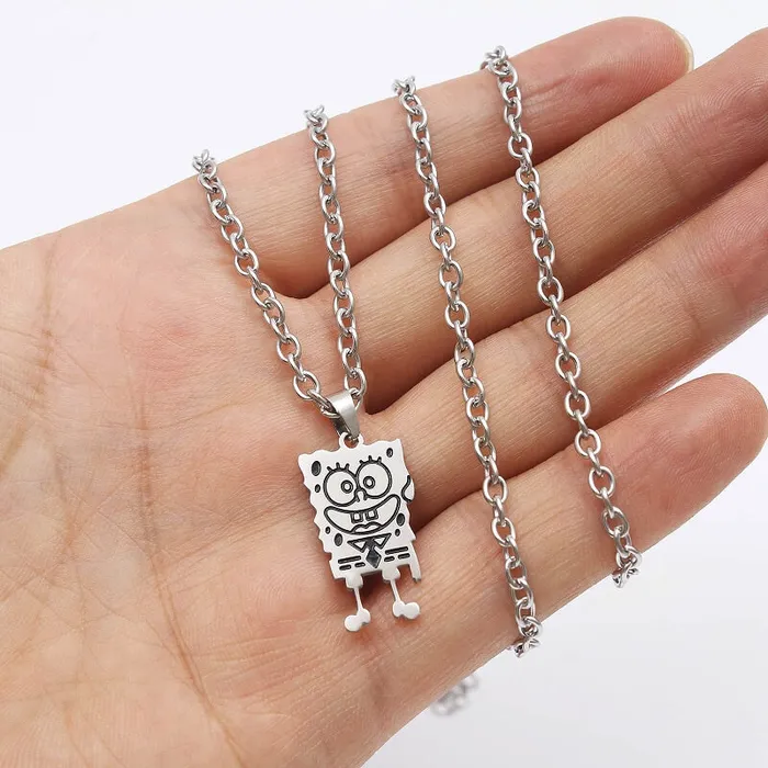 worldnetgifts Necklaces Patrick and Spongebob Necklace 2