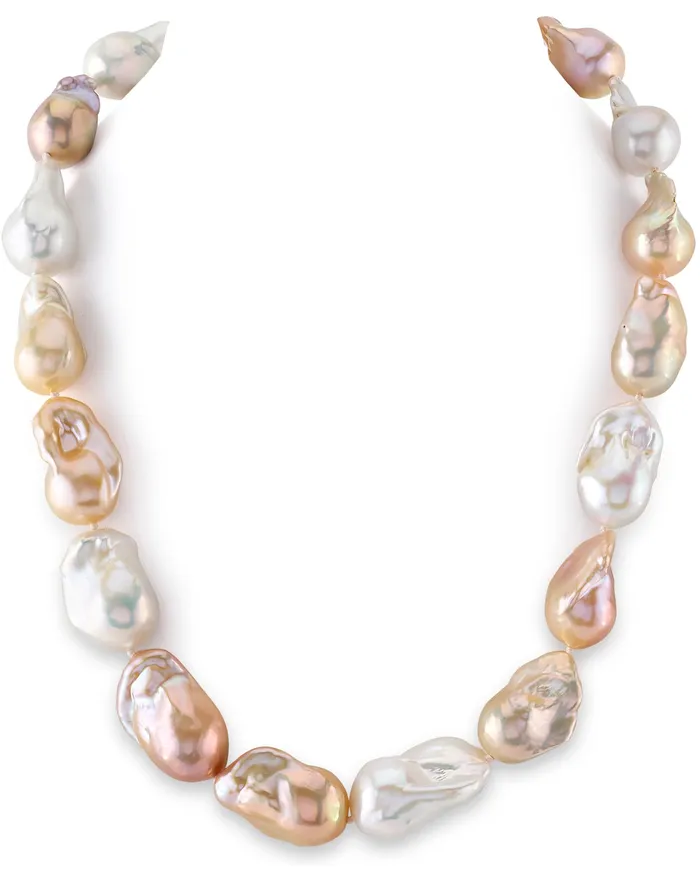 1316mm Freshwater Multicolor Baroque Pearl Necklace AAA Quality spt Necklaces 1316mm Freshwater Multicolor Baroque Pearl Necklace AAA Quality spt Necklaces