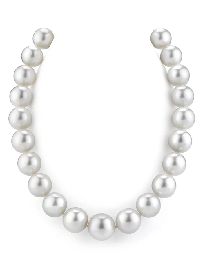16189mm White South Sea Pearl Necklace AAAA Quality VENUS CERTIFIED spt Necklaces 16189mm White South Sea Pearl Necklace AAAA Quality VENUS CERTIFIED spt Necklaces