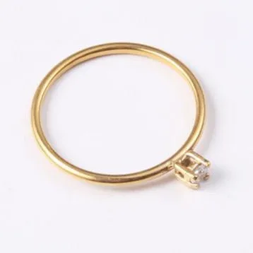 18K GoldFilled Dainty Zircon Ring Jewelvers Rings 18K GoldFilled Dainty Zircon Ring Jewelvers Rings