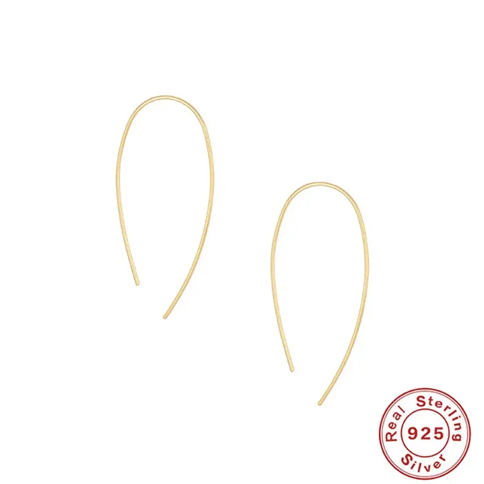 18K GoldFilled Wire Twist Minimalist Earrings 925 Sterling Silver Threader Earrings Jewelvers Earrings 18K GoldFilled Wire Twist Minimalist Earrings 925 Sterling Silver Threader Earrings Jewelvers Earrings