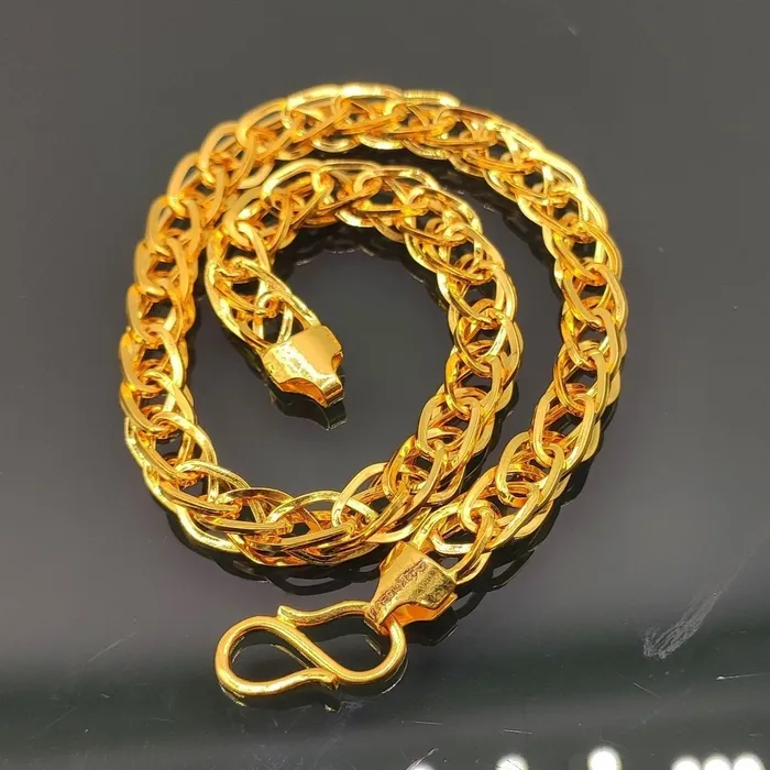 22kt yellow gold handmade amazing design unisex bracelet flexible chain bracelet wheat chain stylish bracelet gifting jewelry gbr41 TRIBAL ORNAMENTS Bracelets 22kt yellow gold handmade amazing design unisex bracelet flexible chain bracelet wheat chain stylish bracelet gifting jewelry gbr41 TRIBAL ORNAMENTS Bracelets