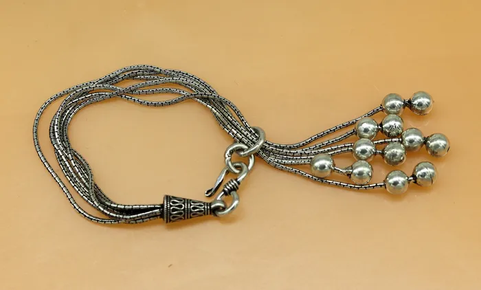 925 sterling silver handmade amazing charm bracelet excellent multi chain customized adjustable jewelry bridesmaid gift jewelry nsbr17 TRIBAL ORNAMENTS Bracelets