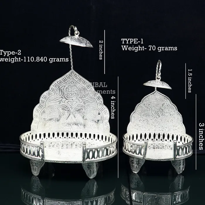 925 sterling silver Handmade Divine Singhasan idol krishna Bal Gopala throne god statues stand chair temple art puja article su801 TRIBAL ORNAMENTS Rings 925 sterling silver Handmade Divine Singhasan idol krishna Bal Gopala throne god statues stand chair temple art puja article su801 TRIBAL ORNAMENTS Rings
