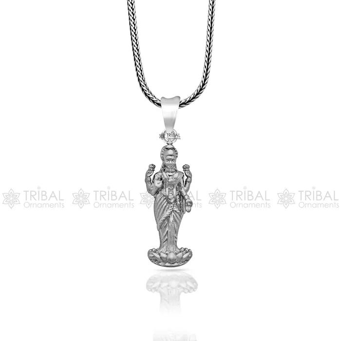 925 sterling silver handmade Goddess Maha Lakshmilaxmi pendant amazing divine lakshmi maa pendant gifting jewelry NSP830 TRIBAL ORNAMENTS Necklaces 925 sterling silver handmade Goddess Maha Lakshmilaxmi pendant amazing divine lakshmi maa pendant gifting jewelry NSP830 TRIBAL ORNAMENTS Necklaces