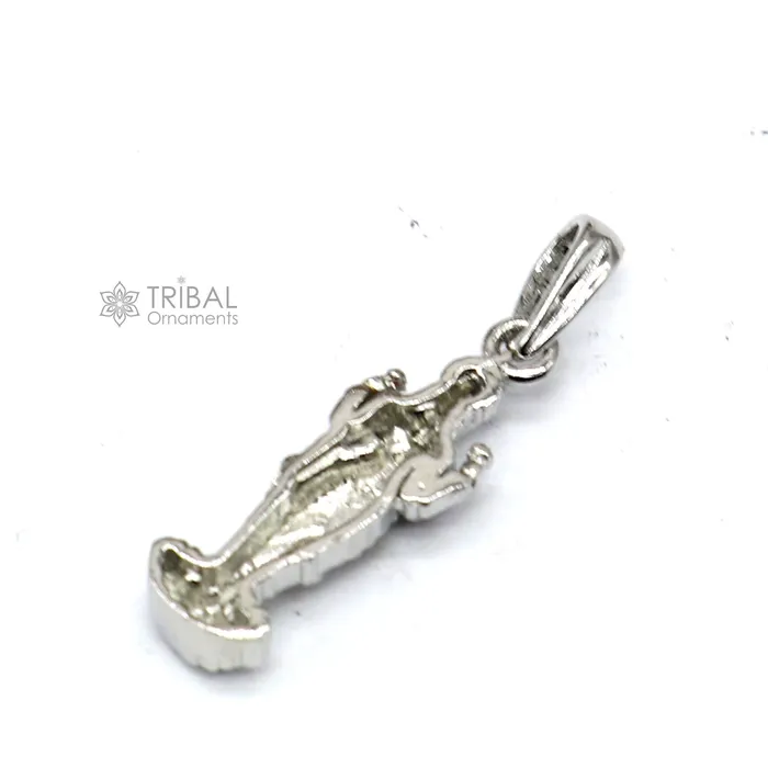 925 sterling silver handmade Goddess Maha Lakshmilaxmi pendant amazing divine lakshmi maa pendant gifting jewelry NSP830 TRIBAL ORNAMENTS Necklaces