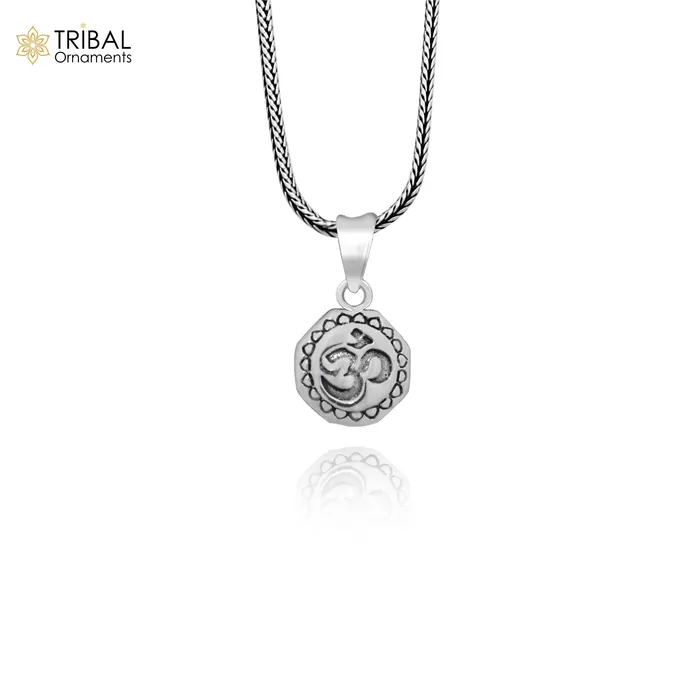 925 sterling silver handmade Hindu mantra Aum OM pendant amazing stylish good luck pendant personalized jewelry tribal jewelry ssp1652 TRIBAL ORNAMENTS Necklaces 925 sterling silver handmade Hindu mantra Aum OM pendant amazing stylish good luck pendant personalized jewelry tribal jewelry ssp1652 TRIBAL ORNAMENTS Necklaces