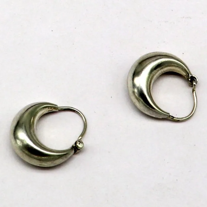 925 sterling silver handmade hoops kundal earring excellent designer fancy daily use hook earring ear wire tribal vintage jewelry s891 TRIBAL ORNAMENTS Earrings