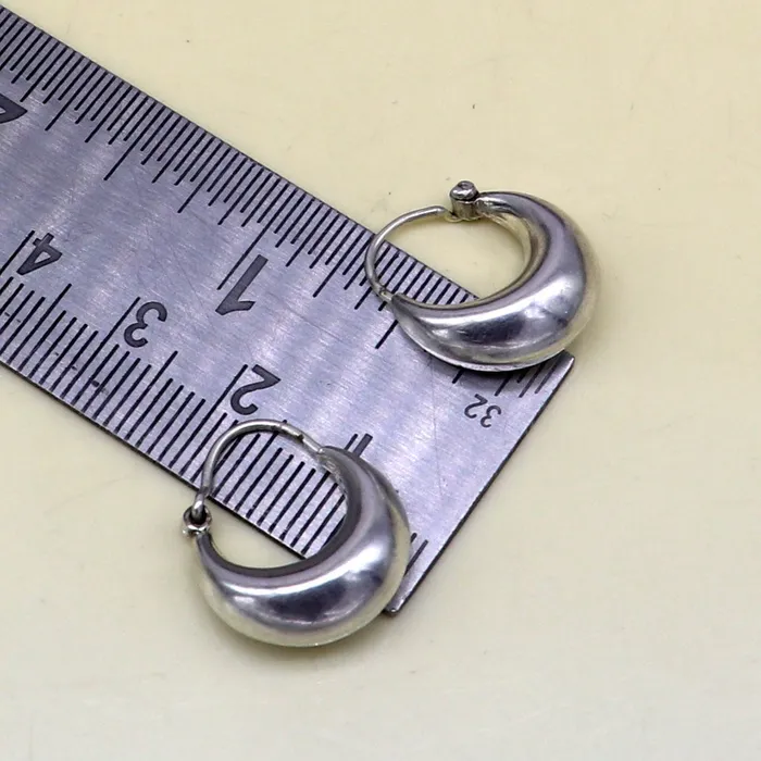 925 sterling silver handmade hoops kundal earring excellent designer fancy daily use hook earring ear wire tribal vintage jewelry s891 TRIBAL ORNAMENTS Earrings
