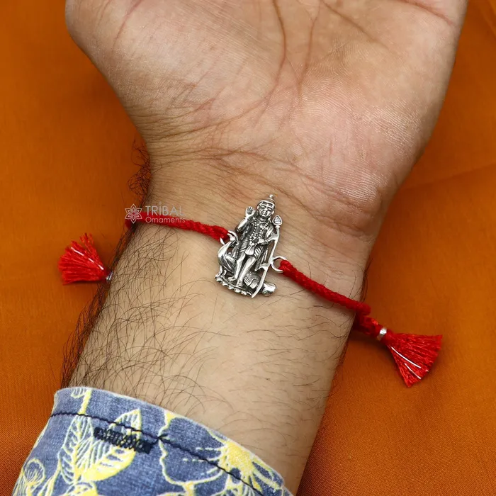 925 sterling silver handmade Unique god idols design Rakhi Bracelet Exclusive sibling Bracelet Rakshabandhan gift rk305 TRIBAL ORNAMENTS Bracelets 925 sterling silver handmade Unique god idols design Rakhi Bracelet Exclusive sibling Bracelet Rakshabandhan gift rk305 TRIBAL ORNAMENTS Bracelets
