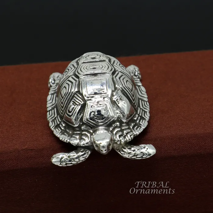 925 Sterling silver vintage antique design small tortoise statue or sculpture best puja article for wealth and prosperity for home art577 TRIBAL ORNAMENTS Necklaces 925 Sterling silver vintage antique design small tortoise statue or sculpture best puja article for wealth and prosperity for home art577 TRIBAL ORNAMENTS Necklaces