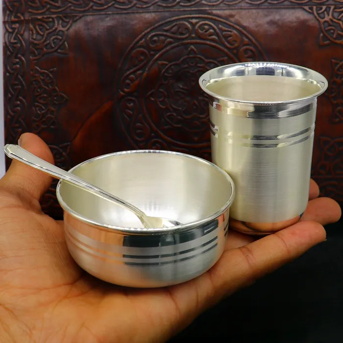 999 fine silver water milk glass and bowl silver tumbler silver spoon silver utensils silver baby food utensils silver article sv176 TRIBAL ORNAMENTS Rings 999 fine silver water milk glass and bowl silver tumbler silver spoon silver utensils silver baby food utensils silver article sv176 TRIBAL ORNAMENTS Rings