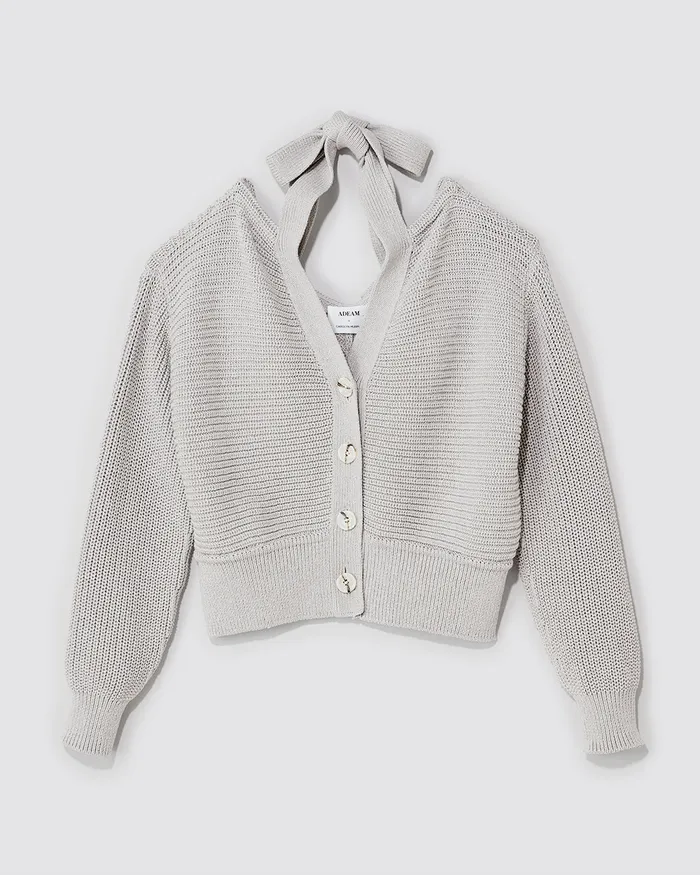 ADEAM Earrings Grey Sora Cardigan ADEAM Earrings Grey Sora Cardigan