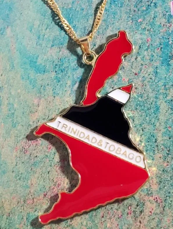 alice Necklaces N987 Gold Trinidad Tobago Necklace with FREE EARRINGS