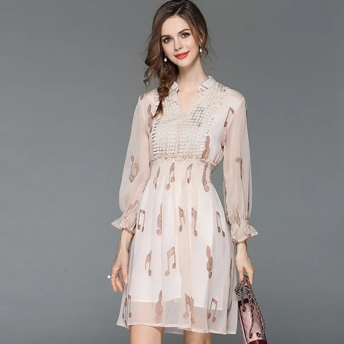 Andys Little Store Earrings Chiffon Dolce Dress