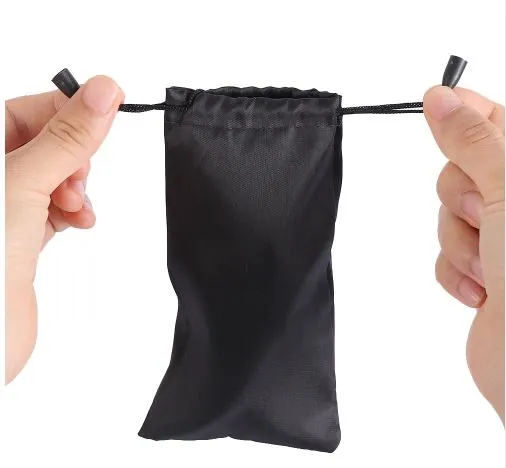 AXgootrades Official Store Rings S292 Black Drawstring Sunglass Case