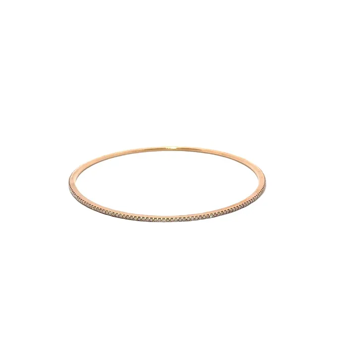 Bracelets Michael Werdiger Michael Werdiger Rose Gold Diamond Bangle