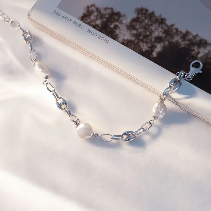 Bracelets Pearly Lustre New Yorker Keshi Freshwater Pearl Bracelet WB00224