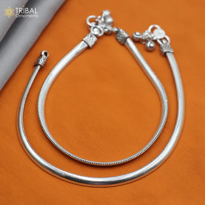 Bracelets TRIBAL ORNAMENTS 105 925 sterling silver handmade stylish chain anklets foot bracelet ankle bracelet belly dance jewelry ank713 Bracelets TRIBAL ORNAMENTS 105 925 sterling silver handmade stylish chain anklets foot bracelet ankle bracelet belly dance jewelry ank713