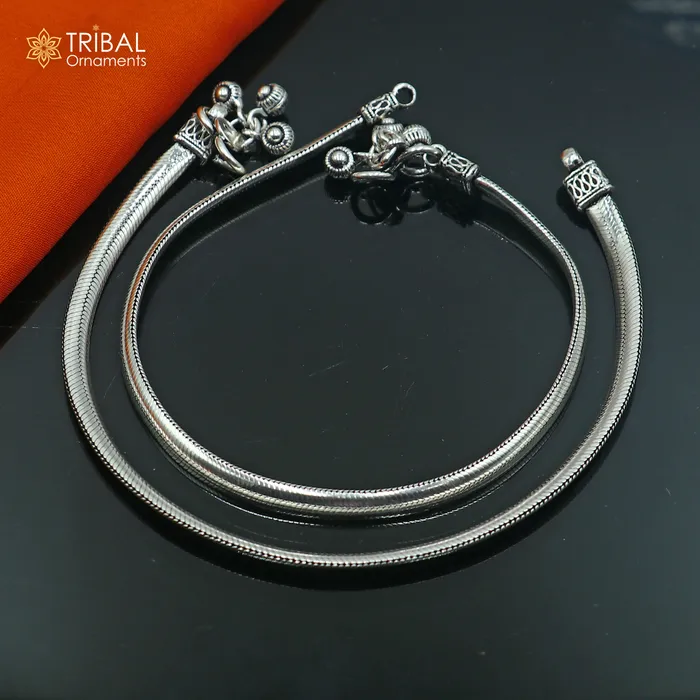 Bracelets TRIBAL ORNAMENTS 105 925 sterling silver handmade stylish chain anklets foot bracelet ankle bracelet belly dance jewelry ank713 Bracelets TRIBAL ORNAMENTS 105 925 sterling silver handmade stylish chain anklets foot bracelet ankle bracelet belly dance jewelry ank713