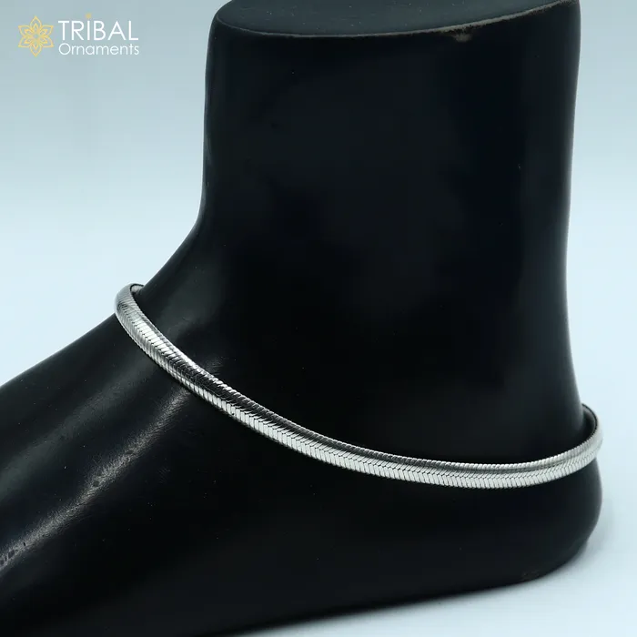 Bracelets TRIBAL ORNAMENTS 105 925 sterling silver handmade stylish chain anklets foot bracelet ankle bracelet belly dance jewelry ank713 Bracelets TRIBAL ORNAMENTS 105 925 sterling silver handmade stylish chain anklets foot bracelet ankle bracelet belly dance jewelry ank713