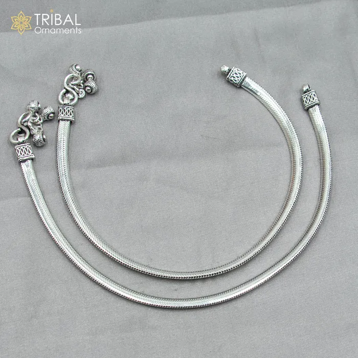 Bracelets TRIBAL ORNAMENTS 105 925 sterling silver handmade stylish chain anklets foot bracelet ankle bracelet belly dance jewelry ank713 Bracelets TRIBAL ORNAMENTS 105 925 sterling silver handmade stylish chain anklets foot bracelet ankle bracelet belly dance jewelry ank713