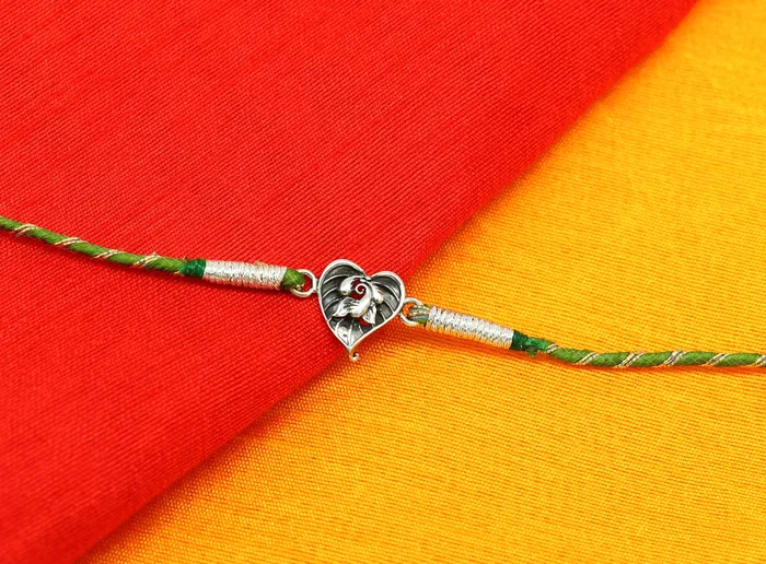 Bracelets TRIBAL ORNAMENTS 925 sterling silver handmade Ganesha design Rakhi Bracelet amazing stylish gift for Rakshabandhan rk59 Bracelets TRIBAL ORNAMENTS 925 sterling silver handmade Ganesha design Rakhi Bracelet amazing stylish gift for Rakshabandhan rk59