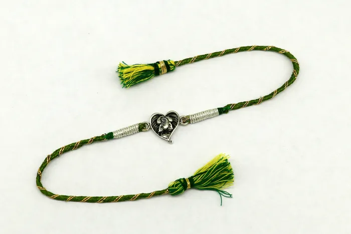 Bracelets TRIBAL ORNAMENTS 925 sterling silver handmade Ganesha design Rakhi Bracelet amazing stylish gift for Rakshabandhan rk59