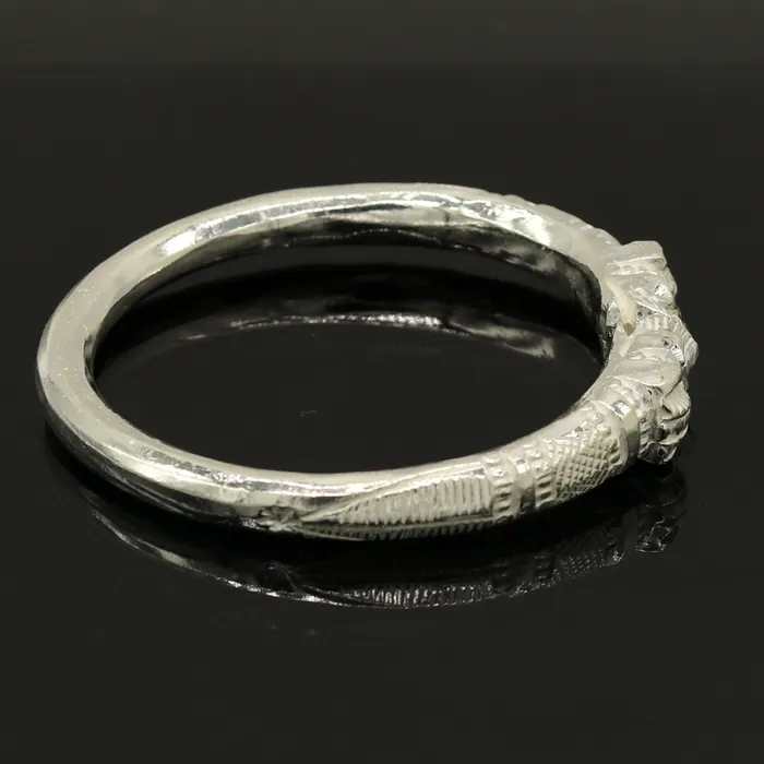 Bracelets TRIBAL ORNAMENTS Solid silver handcrafted vintage antique style gorgeous bangle bracelet kada customized adjustable crocodile bracelet for mens nssk241