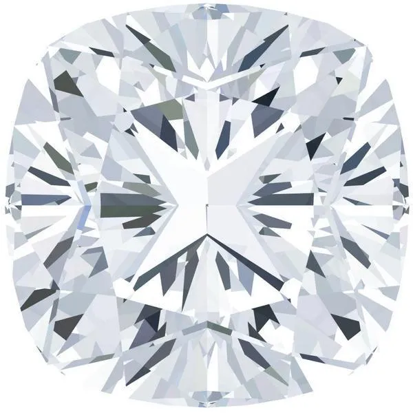 Certified Cushion Fire Brilliance Loose Moissanite Stone 110 Carats G Color VVS1 Clarity Fire Brilliance Earrings