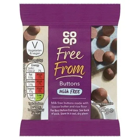 Co Op Free From Buttons 25g Ramsden International Rings