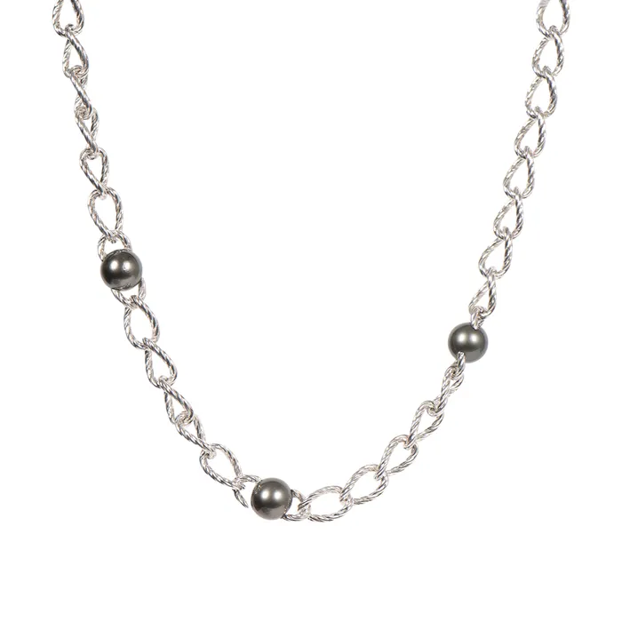 David Yurman Necklaces PreOwned David Yurman Black South Sea Pearl Toggle Necklace