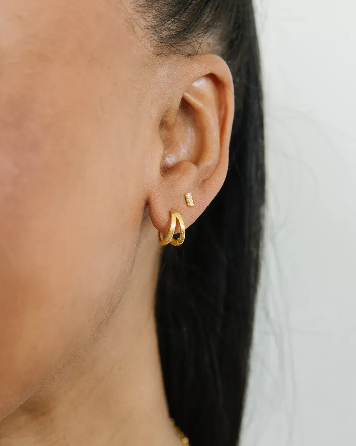 Double Down Huggies Hey June Earrings