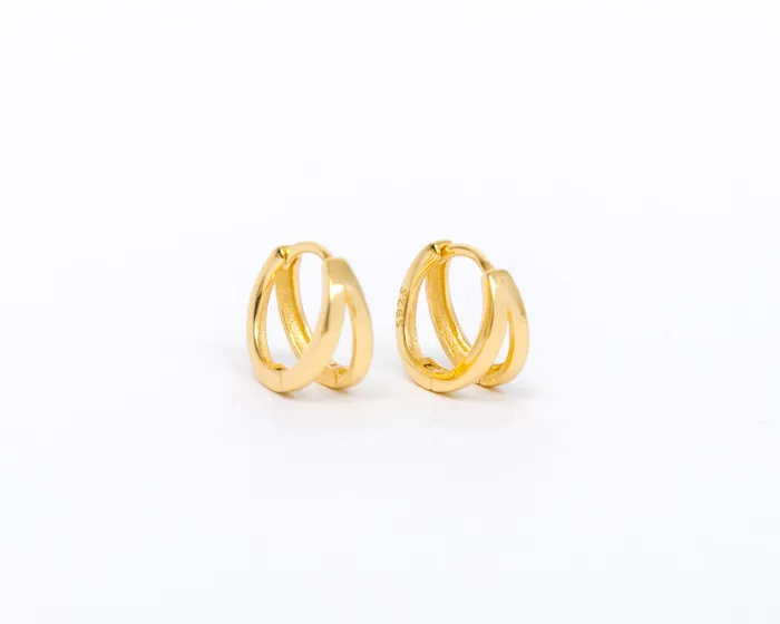 Double Down Huggies Hey June Earrings