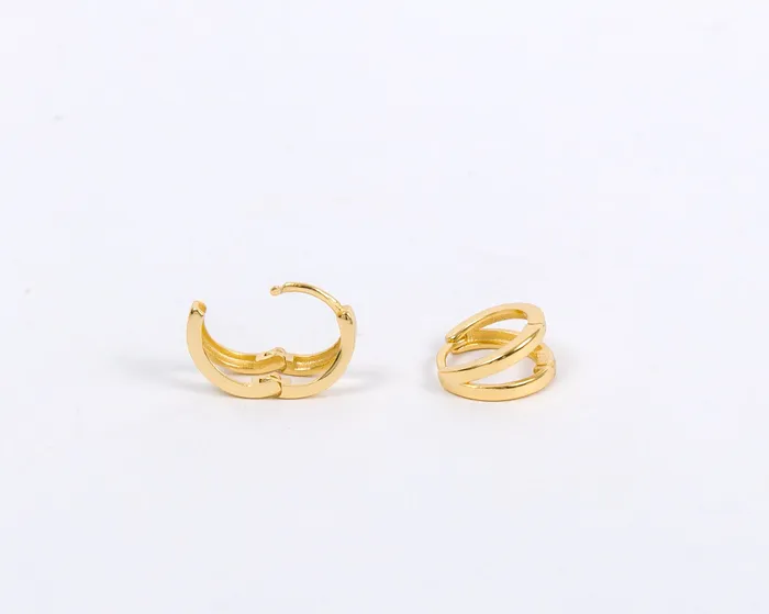 Double Down Huggies Hey June Earrings