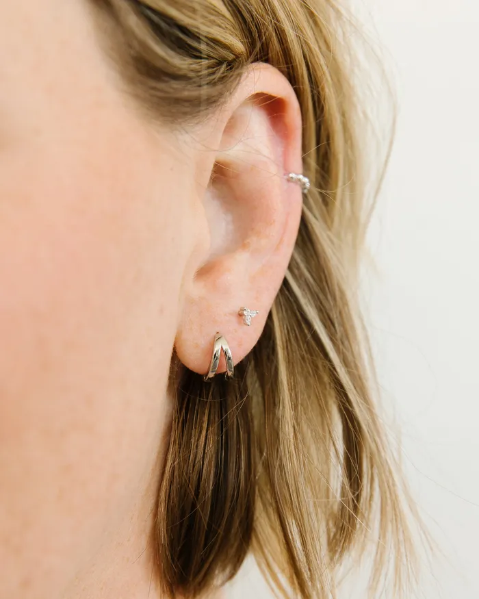 Double Down Huggies Hey June Earrings