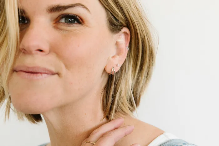 Double Down Huggies Hey June Earrings