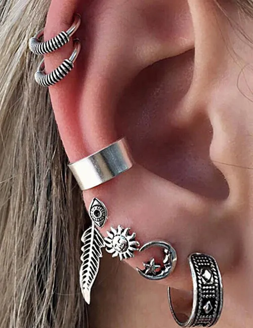 E411 Earring Set 8 Piece 02 Earrings