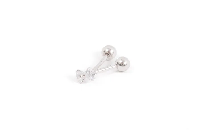 Earrings 25 mm Diamond Screwbacks WANTME