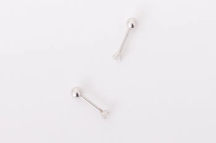Earrings 25 mm Diamond Screwbacks WANTME