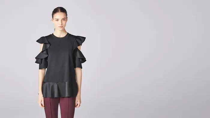 Earrings ADEAM Chandelier Tshirt in Black Earrings ADEAM Chandelier Tshirt in Black