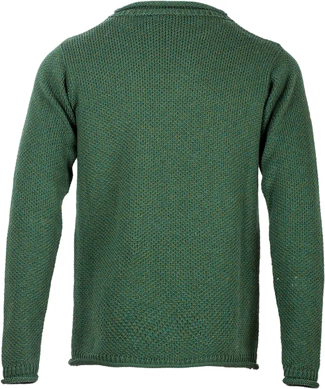 Earrings Merino Wool Roll Neck Sweater Aran Woollen Mills
